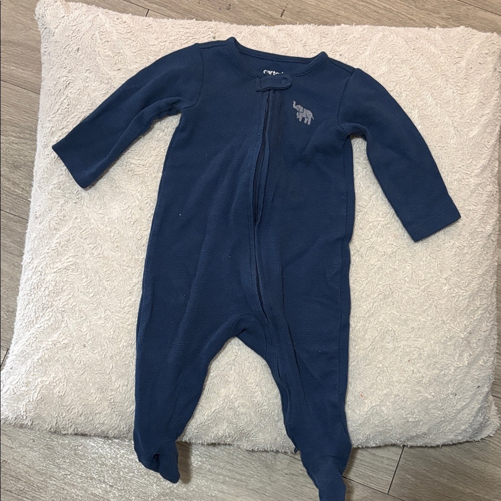 Carter's Dark Blue Kids Footie